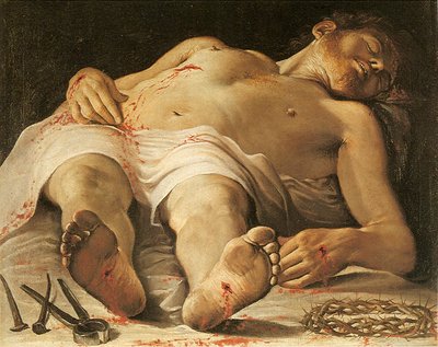 Il Cristo Morto da Annibale Carracci